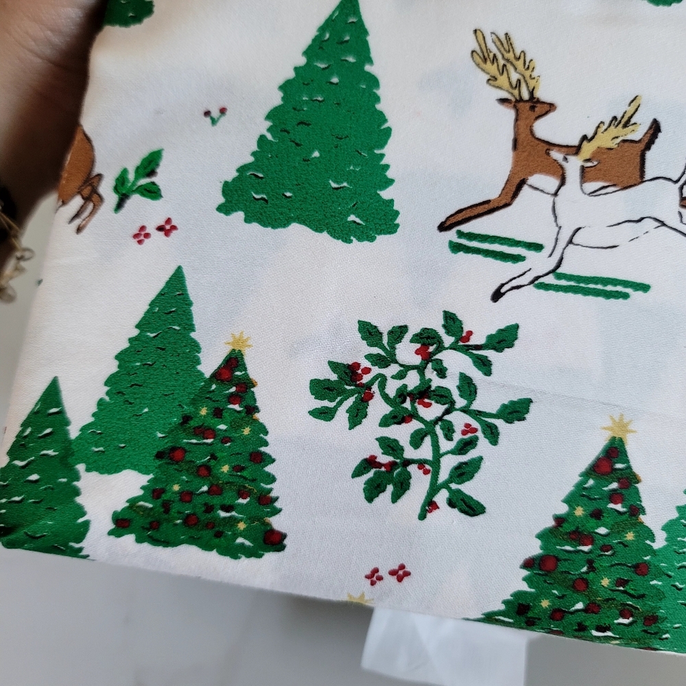 NWT Threshold Full Winter Scene Performance Sheet Set 400TC Christmas Holiday - Picture 5 of 11
